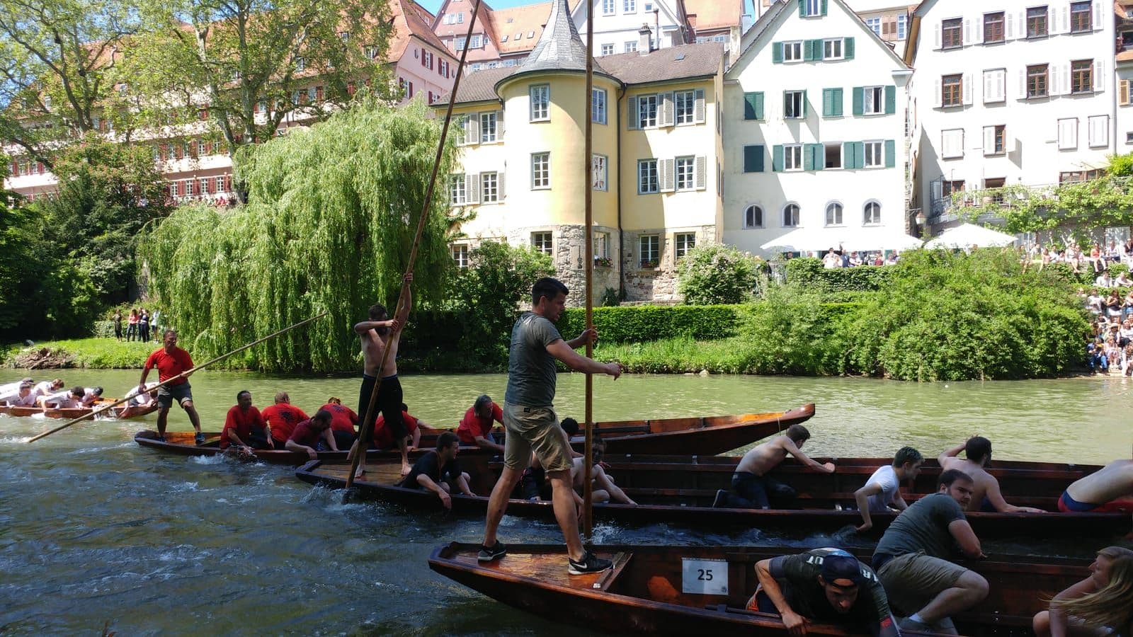 Veranstaltung: Tübinger Stocherkahnrennen, Tübingen