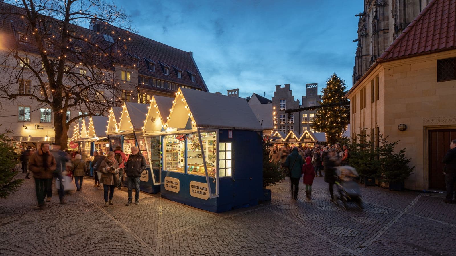 Markt: Weihnachtsmarkt Prinzipalmarkt, Münster